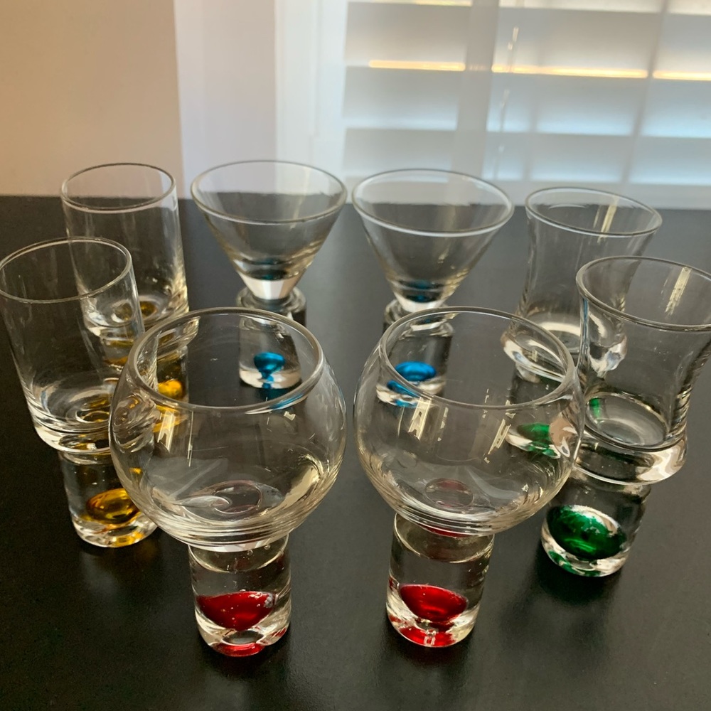 Set of 8 shot glasses
